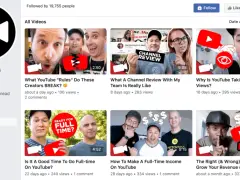 Strona "Video Creators" z filmami na YouTube. Zobacz, co to jest thumbnail i jak tworzyć angażujące treści.