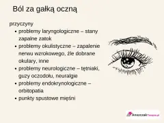 Ból oczodołu może być objawem nerwicy, problemów neurologicznych, zapalenia zatok lub innych schorzeń.