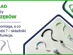 Pasty do zębów w różnych kolorach, w tym czarna i zielona, ułożone w kształt znaku zapytania. Czy to najgorsze pasty do zębów? Sprawdź składniki i ich funkcje.
