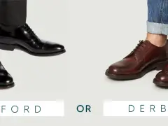 Zapatos negros Oxford con traje o zapatos marrones Derby con vaqueros. ¿Cuál eliges?