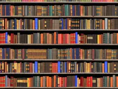 Estanterías repletas de libros que hay que leer antes de morir. Una vasta colección de conocimiento y aventuras esperando ser descubiertas.