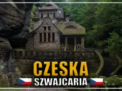 Kamienny zamek w otoczeniu skał i lasu, przypominający baśniową scenerię. To malownicza czeska saksonia, gdzie natura splata się z architekturą.