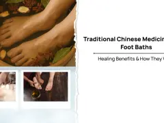 A relaxing foot detox bath with herbs and spices. Learn about TCM foot baths and their healing benefits.