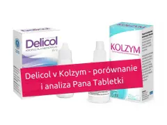 Delicol i Kolzym - porównanie. Pozytywne opinie o Delicol dla niemowląt.