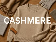 Prendas de lujo: suéteres, bufanda, guantes y peine para el cuidado de que es el cashmere, la fibra más suave y cálida.
