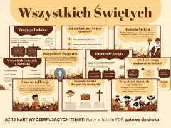 Wszystkich Świętych: 1 listopada obchodzimy święto ku czci wszystkich świętych. To czas pamięci, refleksji i szacunku dla zmarłych.