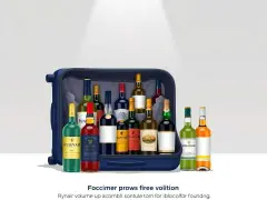 Wódka w samolocie? Limity, zasady, Duty-Free. Bez problemów!