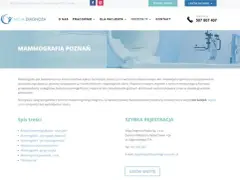 Mammografia w Poznaniu – badanie piersi wykrywające zmiany. Umów wizytę online w Moja Diagnoza.