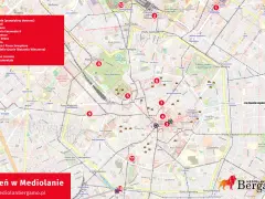 Planujesz **mediolan w jeden dzień**? Ta mapa pomoże Ci zaplanować trasę od dworca do Naviglio, przez Duomo i Sforzesco.