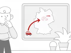Zastanawiasz się nad akcyzą za auto? Mapa Niemiec pokazuje wzrost o 10% dla importowanego samochodu.