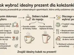 Szukasz kreatywnego prezentu dla przyjaciółki? Dowiedz się, jak wybrać idealny kubek, który umili jej codzienne rytuały.