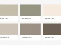 Sex olika nyanser av brunt och sandfärgat, från ljusbeige till mörkbrun. En guide för hur blandar man brun?