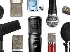 Vielfalt an Mikrofonen: dynamische, Kondensator- und USB-Mikrofone für jeden Bedarf.