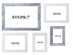 Kolekcja ram na wydruk zdjęć duży format: 21x29,7, 15x23 i 10x15. Różne style i rozmiary do Twoich wspomnień.