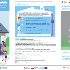 Rodzina cieszy się z czystego powietrza i niższych rachunków, bo od kiedy zakaz palenia węglem w Polsce wszedł w życie, można uzyskać dotację na wymianę ogrzewania i ocieplenie domu.