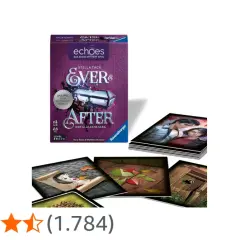 Das "Echoes: Ever After - Der gläserne Sarg" Spiel, ein spannendes Mord auf Ex Spiel, mit Spielbox und illustrierten Karten.