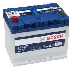 Akumulator Bosch S4 027 70Ah 12V. Zastanawiasz się, ile wytrzymuje akumulator? Ten model zapewni Ci niezawodność.