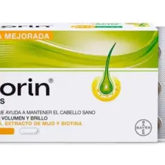 Priorin Cápsulas, un tratamiento para la caída del cabello con biotina, L-cistina y extracto de mijo.