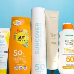 Fünf Sonnencremes, die keinen weißen Film hinterlassen. Mit LSF 50+ für optimalen Schutz.