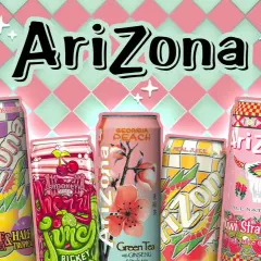 Wiele napojów Arizona, w tym Grapaeade i Kiwi Strawberry. Czy Arizona jest zdrowa? Zależy od składników!