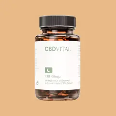 CBD Vital CBD Sleep Kapseln: Ein Test für besseren Schlaf. Mit Melatonin und Hanföl für natürliche Entspannung.