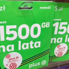Darmowy internet Plus: 1500 GB na rok za 5 zł. Nowość od Plusa!