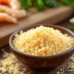 Panko cos'è? Un ingrediente croccante per fritti perfetti, come gamberi impanati.