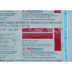 Opakowanie tabletek Sitaglo DM z napisem w języku polskim i hindi.