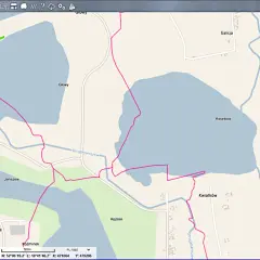Mapa ewidencyjna z widocznymi działkami, numerami działek i granicami obrębów. Pozwala to sprawdzić, czym jest identyfikator działki ewidencyjnej.