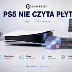 PS5 nie czyta płyt? Game Box Serwis oferuje diagnostykę, naprawę napędu i lasera. Sprawdź, dlaczego Twoja konsola odmawia posłuszeństwa.
