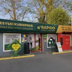 Punkt Rapido, gdzie można nadać przesyłki kurierskie i odebrać paczki z AliExpress. Idealne miejsce, gdzie można wydrukować dokumenty z telefonu.