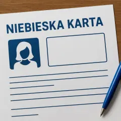 Niebieska karta z miejscem na zdjęcie i dane. Dokument może być początkiem formalności, których konsekwencje mogą być poważne.