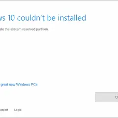 Partycja zarezerwowana Windows: Napraw błąd aktualizacji raz na zawsze