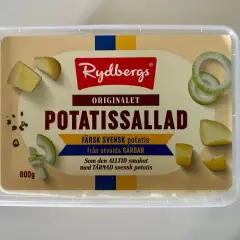 Rydbergs Originalet Potatissallad, 800g. En klassiker som lovar den godaste potatissalladen med färsk svensk potatis.