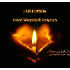 Płonąca świeca w dłoniach tworzących serce. 1 listopada, Dzień Wszystkich Świętych. Modlitwa za zmarłą mamę.