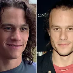 Heath Ledger, pamiętny z roli w "Zakochana złośnica", w dwóch odsłonach.