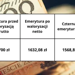 Ile jest 14 emerytury na rękę? Sprawdź, ile dostaniesz netto