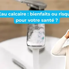 Robinet entartré, eau calcaire : un homme paniqué s'interroge sur l'effet du calcaire sur les reins et sa santé.