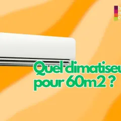Climatiseur mural blanc. Quel climatiseur pour 60m² ? Calculer la puissance climatisation par m3.