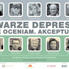 Znane osoby z depresją: Andrzej Bober, Ewa Błaszczyk i inni pokazują, że nie oceniamy, akceptujemy.