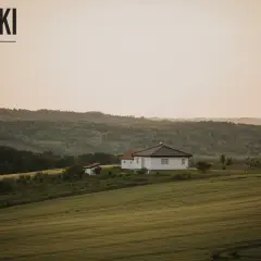 Domy na wzgórzu, pole pszenicy. Rozważasz umowę dożywocia? Poznaj plusy i minusy z pomocą prawnika.