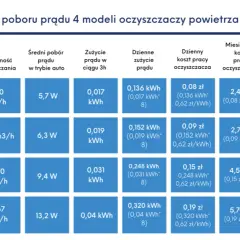Czy odświeżacz powietrza zrujnuje budżet? Ile pobiera prądu?