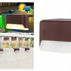 Elegancka lampa solarna schodowa, która rozświetli Twoje schody i taras. Dostępna w różnych kolorach.