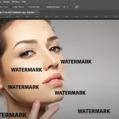 Jak usunąć znak wodny w Photoshopie? AI, klasyka i prawo.
