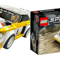 LEGO Speed Champions 2026: Der Audi Sport quattro S1 im Rallye-Look, bereit für die Rennstrecke.