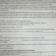 Dokumentacja techniczna do zgłoszenia mikroinstalacji Tauron. Opisuje wymagania techniczne i procedury przyłączenia.