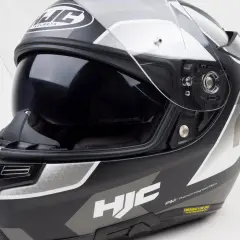 Casco HJC RPHA 70, negro con detalles plateados. Buscando hjc rpha 70 opiniones para tu próxima aventura.