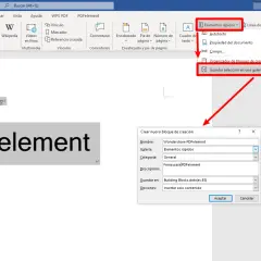 Guardando una firma para PDFelement en la galería de Elementos rápidos.