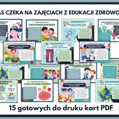Karty pracy dla przedszkola: zdrowie, odżywianie, relacje, emocje, środowisko. Edukacja zdrowotna to inwestycja w przyszłość.