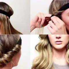 Tutorial su come fare i capelli mossi con una fascia. Passaggi per creare onde naturali.